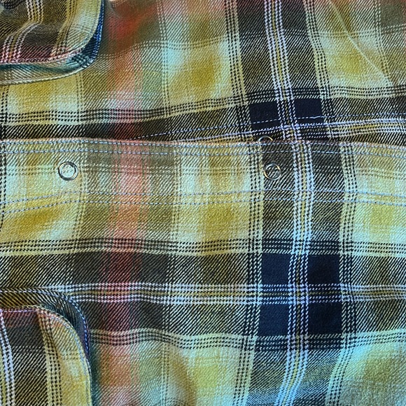 New NWOT Free People Izzy Cargo Flannel Shirt - Picture 11 of 13